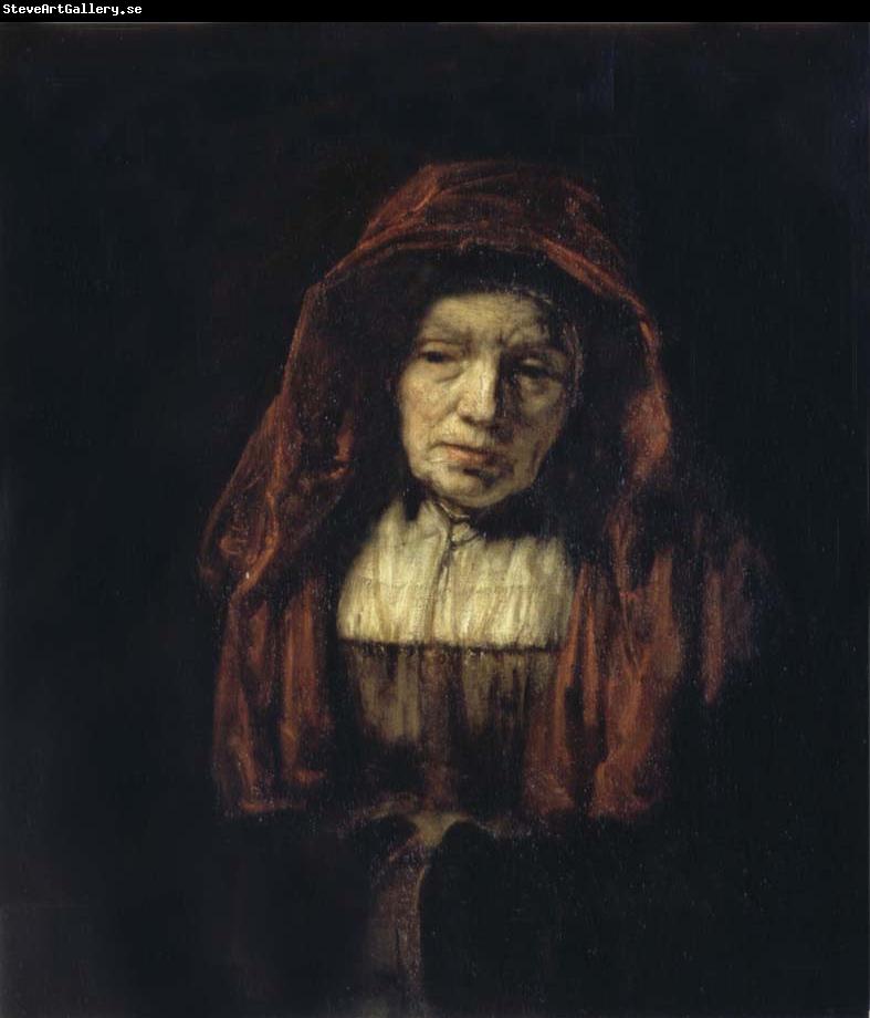 REMBRANDT Harmenszoon van Rijn Portrait of an Old Woman